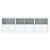 Aparador con luces LED blanco 202x37x67