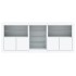 Aparador con luces LED blanco 181,5x37x67