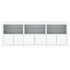 Aparador con luces LED blanco 181,5x37x67