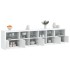 Aparador con luces LED blanco 283x37x67