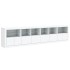 Aparador con luces LED blanco 283x37x67