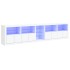 Aparador con luces LED blanco 283x37x67