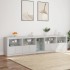 Aparador con luces LED blanco 283x37x67