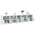 Aparador con luces LED blanco 283x37x67