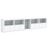 Aparador con luces LED blanco 283x37x67