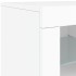 Aparador con luces LED blanco 283x37x67