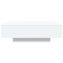 Mesa de centro con luces LED blanco 100x100x31
