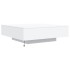 Mesa de centro con luces LED blanco 100x100x31