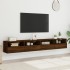 Muebles de pared para TV 2 uds madera roble marrón 100x30x30