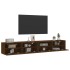 Muebles de pared para TV 2 uds madera roble marrón 100x30x30
