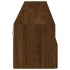 Muebles de pared para TV 2 uds madera roble marrón 100x30x30