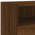 Muebles de pared para TV 2 uds madera roble marrón 100x30x30