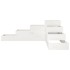 Jardinera 4 niveles madera maciza pino blanca 106x104,5x36
