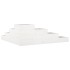 Jardinera 4 niveles madera maciza pino blanca 106x104,5x36