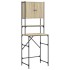 Armario de lavadora color roble Sonoma 68x48,5x194