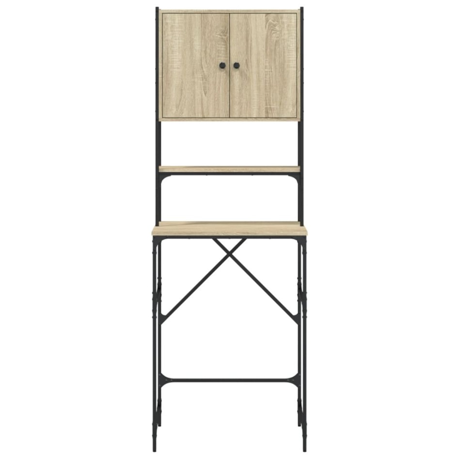 Armario de lavadora color roble Sonoma 68x48,5x194