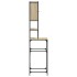 Armario de lavadora color roble Sonoma 68x48,5x194