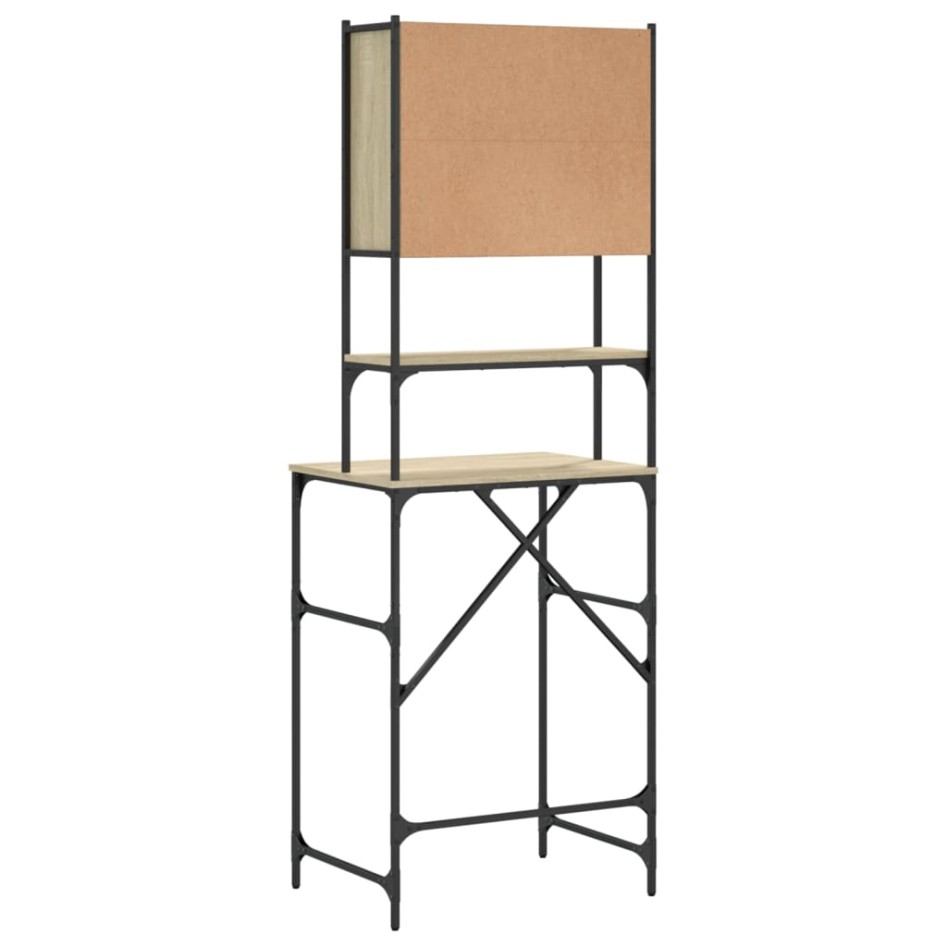 Armario de lavadora color roble Sonoma 68x48,5x194