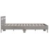 Cama con cabecero madera de ingeniería gris Sonoma 140x190