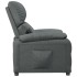 Sillón reclinable de tela gris