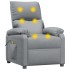 Sillón de masaje tela gris