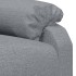 Sillón de masaje tela gris