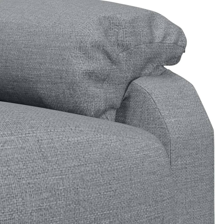 Sillón de masaje tela gris