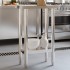 Mesa de trabajo de cocina acero inoxidable 55x30x85