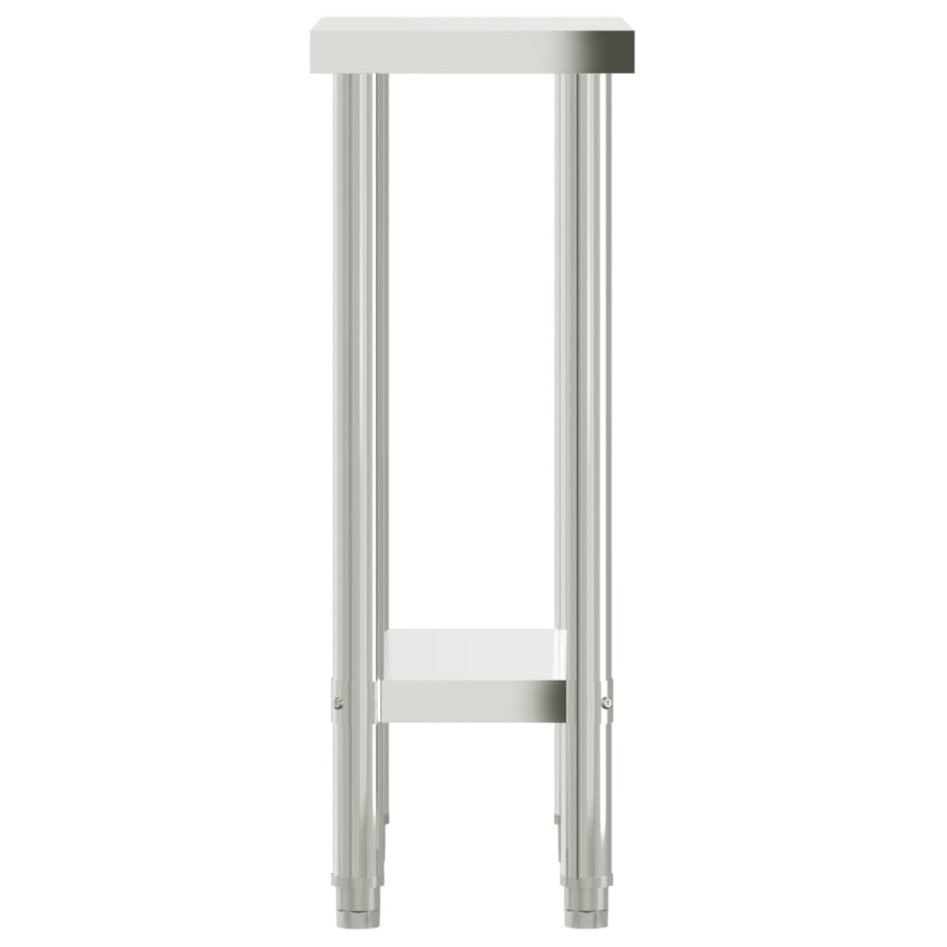 Mesa de trabajo de cocina acero inoxidable 55x30x85