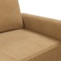 Sillón de terciopelo marrón 60