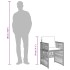 Sillones de jardín con cojines 4 uds ratán sintético gris