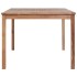 Mesa de jardín de madera maciza de teca 200x100x77
