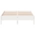 Estructura de cama sin colchón madera maciza de pino 160x200