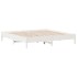 Cama sin colchón madera maciza de pino blanca 180x200
