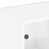 Estantería con puertas madera de ingeniería negro 204x37x75
