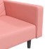 Sofá cama de 2 plazas con dos almohadas terciopelo