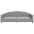 Sofá cama nido con cajones tela gris claro 90x200