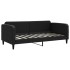 Sofá cama nido con colchón tela negro 90x190