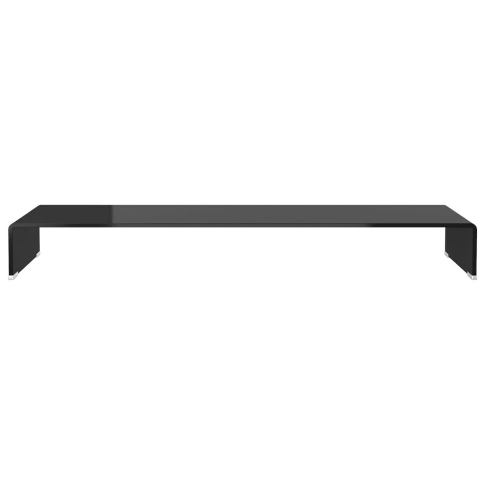 Soporte para TV/Elevador monitor cristal negro 110x30x13