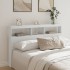 Cabecero de cama con LED blanco 160x17x102