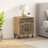 Mesita de noche madera maciza de mango 50x33x60