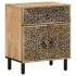Mesita de noche madera maciza de mango 50x33x60