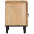Mesitas de noche 2 uds madera maciza de mango 40x33x46