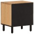 Mesitas de noche 2 uds madera maciza de mango 40x33x46