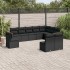 Set de sofás de jardín 10 pzas cojines ratán sintético