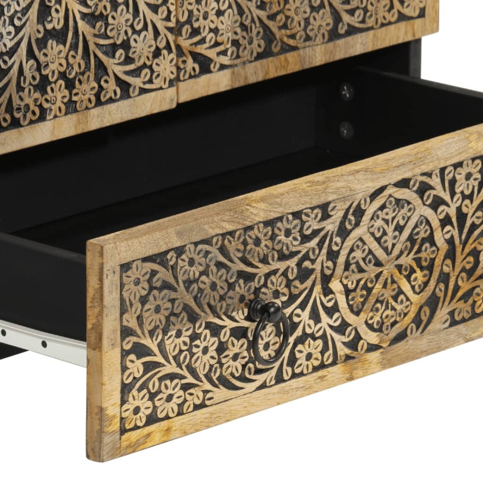 Aparador alto madera maciza de mango 60x33x100