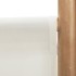 Biombo plegable de 4 paneles bambú y lona 160