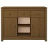 Aparador de madera maciza de pino marrón miel 100x35x74,5
