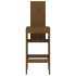Taburetes de cocina 2 uds madera pino marrón miel 40x42x120