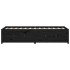 Sofá cama de madera maciza de pino negro 75x190